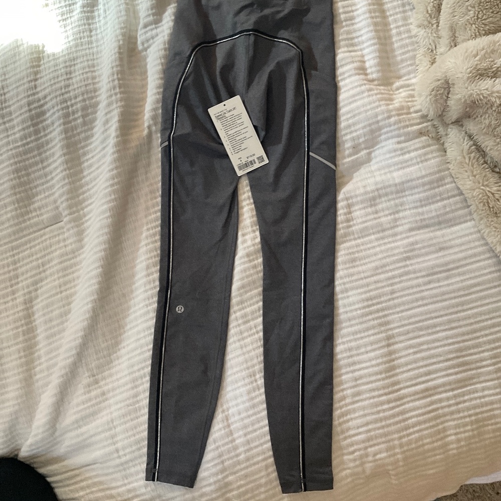 Lululemon speed up tight 28” Metallic Heathered black HBLK legging